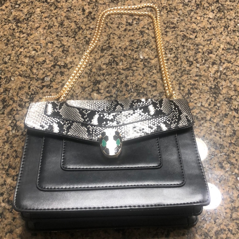 Python print crossbody handbag